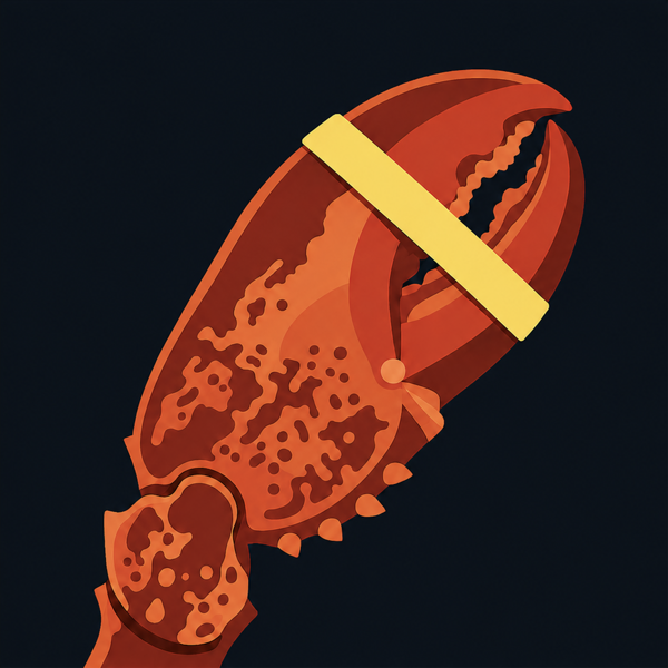 Bands — a banded lobster claw